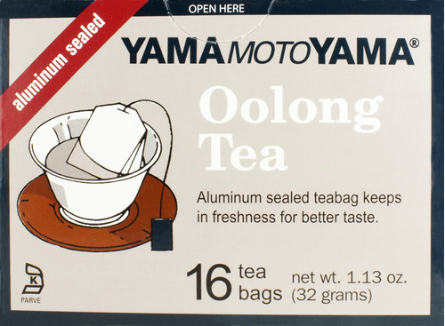 Yamamotoyama Te Oolong 16 Bolsas (paquete De 6)