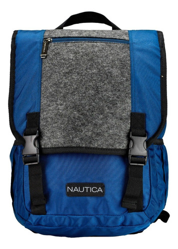 Mochila Urbana Nautica A02246 Color Azul Marino Diseño Naylon 19l