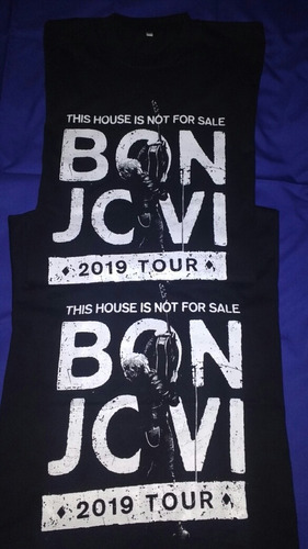 Polo Bon Jovi Estampado De Alta Calidad (serigrafía)