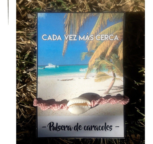 Imagen 2 de 9 de Pulsera De Caracol - Brazalete De Caracoles Pulsera Verano