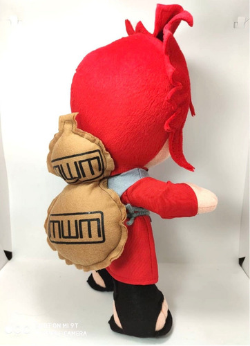 Imagen 2 de 4 de Peluche Gaara Bule Muñeco Naruto 38cm Shippuden Hyuga
