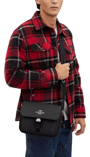 Cartera Crossbody Coach Pace Messenger Bag - Negra