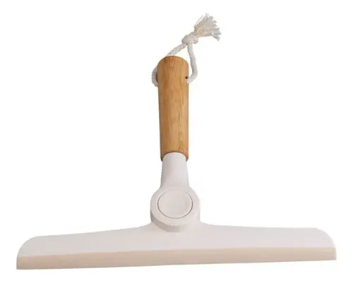 Rodo De Pia Dobravel Em Silicone Com Cabo De Bambu Ecologico Limpa Diversas Superficies Preto Branco Oh Ceus