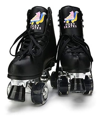 Foxyskate Patines De Ruedas Mujer  Doble Fila  4 Ruedas...