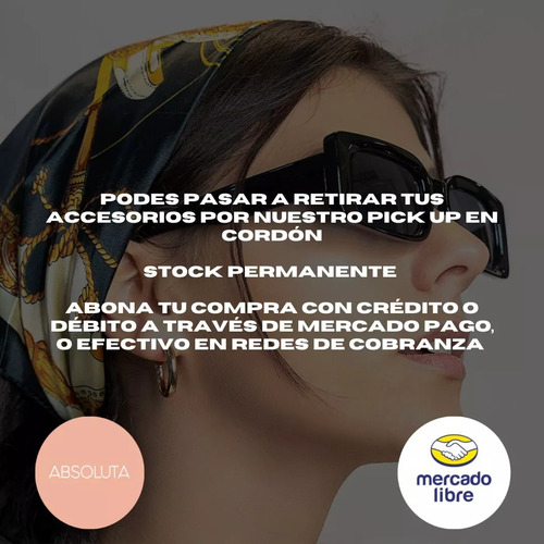 Lentes De Sol Modelo Vivi Absoluta - Uv 400 - Unisex