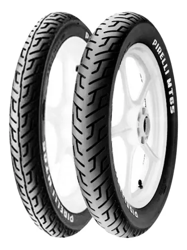 Par Pneu Cbx 200 Strada 100/90-18 + 275-18 Mt65 Pirelli