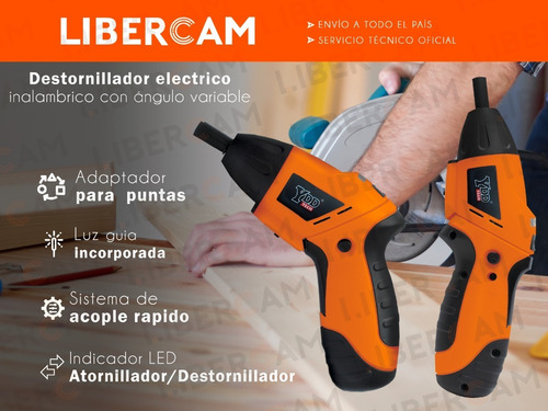 Destornillador Electrico Atornillador Inalambrico + Maletin