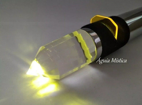Bastão Atlante Cromoterapia Cristal Vogel Super Transparente