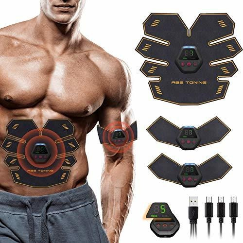 Umate Abs Stimulator Muscle Toner, Portable Muscle Trainer,a