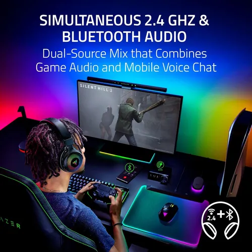 Auriculares Razer Kraken V4 Pro Con Control Hub Negro