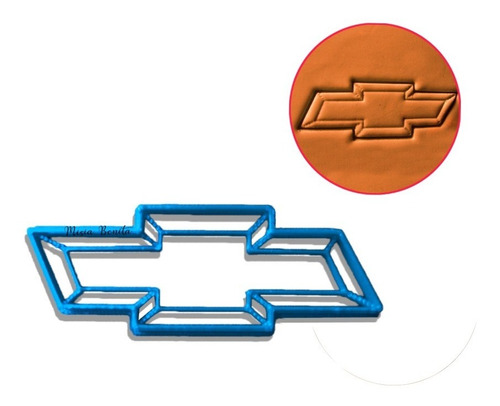 Logo Chevrolet - Cortante Galletas Molde Masa Reposteria