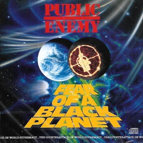 Cd Public Enemy / Fear Of A Black Planet (1990) Europeo