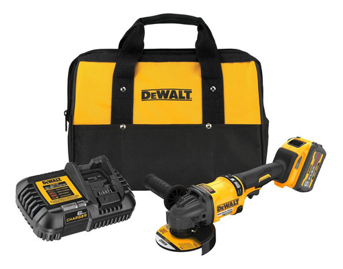 Kit Esmeril Angular Inalamb. 4-1/2 60v Dewalt Dcg418t1-b2