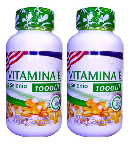 Vitamina E De 1000 Iu 200 Cápsulas - Unidad a $245