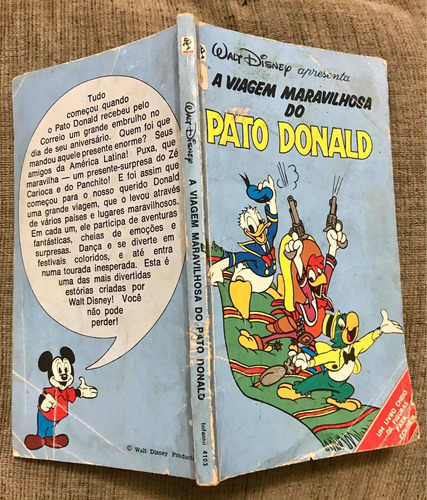 2307 Livro J Corinis: A Viagem Maravilhosa Do Pato Donald