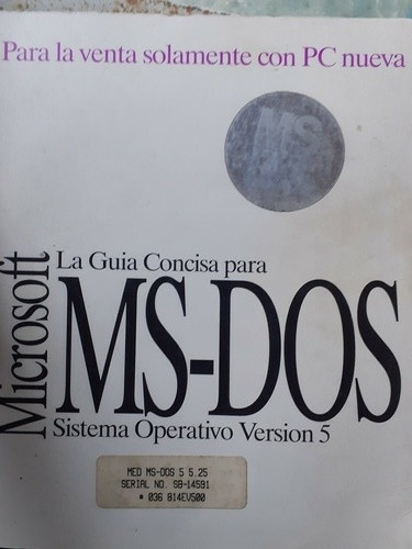 Libros Guia Concisa Para Ms -dos Sistema Operativo V.5