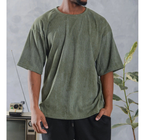 Remera Morley Super Oversize Maxi Lisa Básica