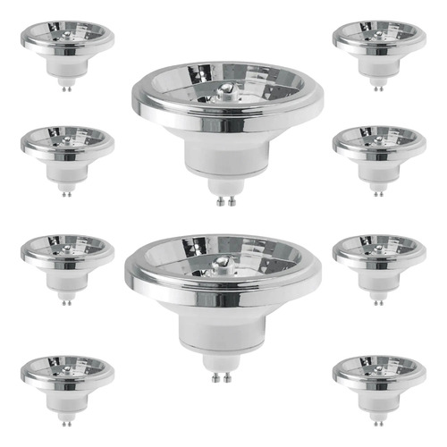 Promoção 10 Lâmpada Avant Ar11 Led 12 Luz Quente Gu10