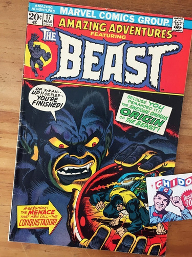 Comic - Amazing Adventures #17 Beast Origin X-men Stan Lee