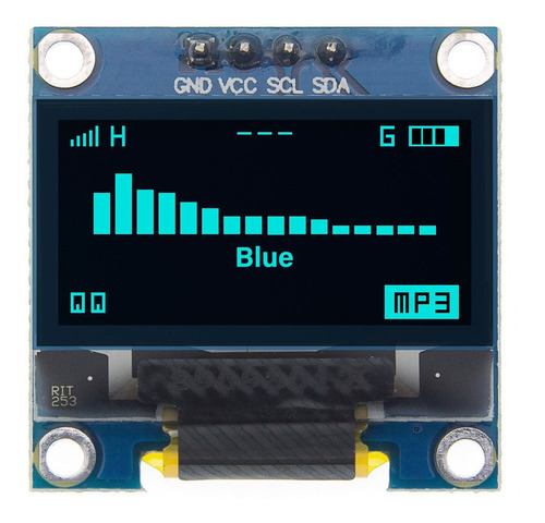  Modulo Oled Display Blanco 128x64 I2c Arduino 0.96 Pulgadas