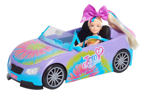 Coche De Muñeca Jojo Siwa Teñido Anudado Arcoíris Para 2 Muñ