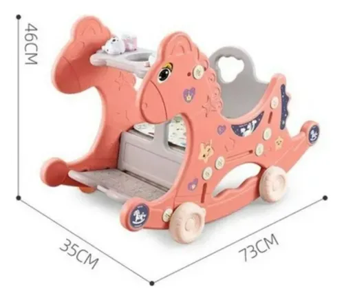 Silla Mecedora Niños Juguete Multifuncional Caballo Bebe
