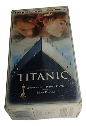 Titanic Vhs Set De Lujo Con 2 Cassettes Subtitulada