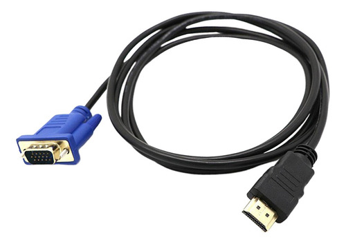 5m Hdmi Macho Para Vga Feminino 1080 P Cabo De Vídeo Hdtv Ca
