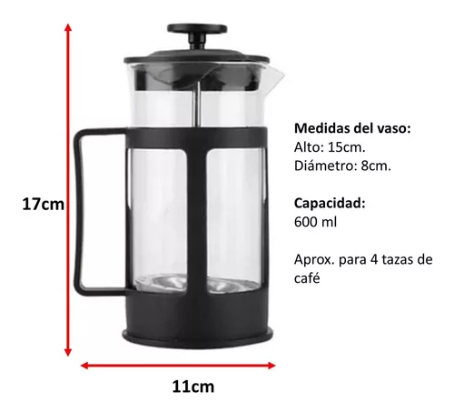 PRENSA FRANCESA BRONCE 600 ML – 930 CAFÉ DE ORIGEN COLOMBIANO