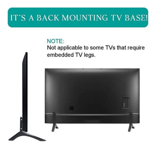 Suporte De Base Universal Para Tvs Lcd De 32 A 65 Polegadas