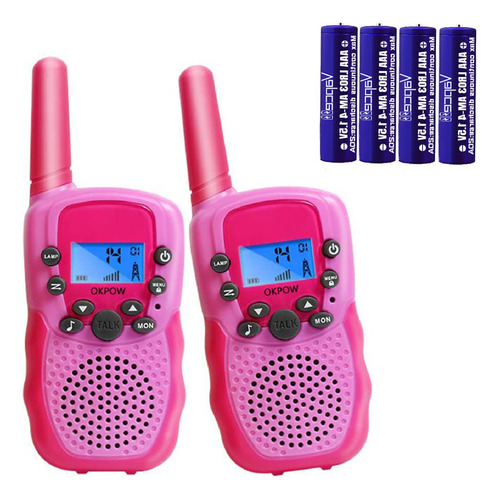 Walkie Talkie Para Niños Con Linterna 3-12 Años Para