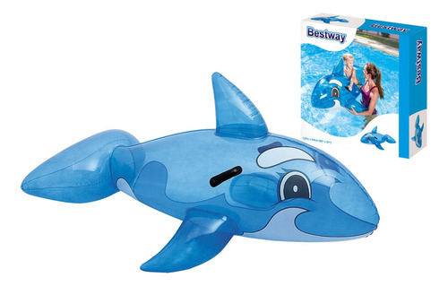 Ballena Inflable Gigante Pileta Bestway Color Azul