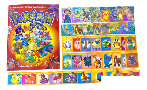 Album Pokemon 1era Generacion - Sticker Coleccion Completa