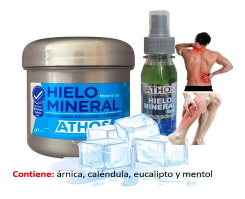 Kit Hielo Mineral Gel Frio 200g + 120ml - mL a $134