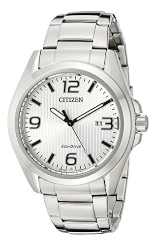 Reloj Citizen Eco-drive Garrisonquartz Para Hombre, Acero In