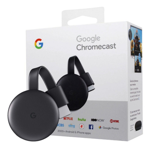 Google Chromecast GA00439 3.ª generación Full HD carbón