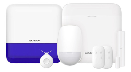 Kit Alarma Inalambrica Hikvision 64 Zonas Ds-pwa64-kit-wb