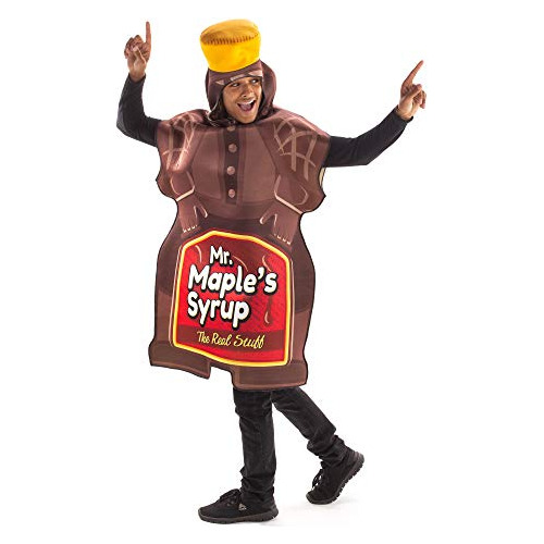 Sr. Maple Syrup Bottle Halloween Traje Divertido Adulto...
