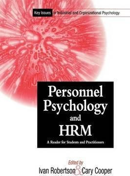 Personnel Psychology And Human Resources Management : A R...