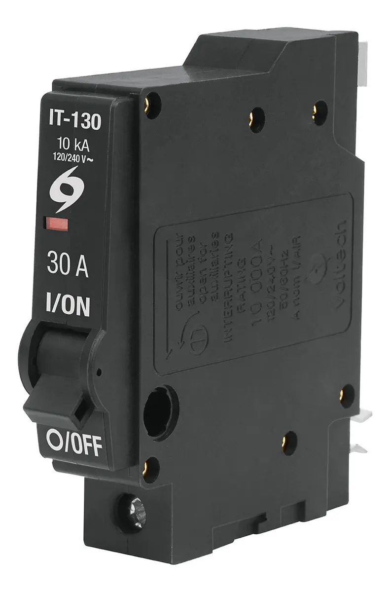 Interruptor Termomagnético 1 Polo 30 A Volteck