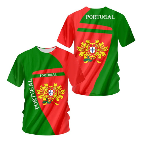 Polera Con Estampado Del Emblema Nacional De Portugal