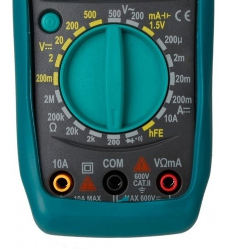 Imagen 4 de 6 de Tester Multimetro Digital Profesional Proskit Mt-1210 + Luz