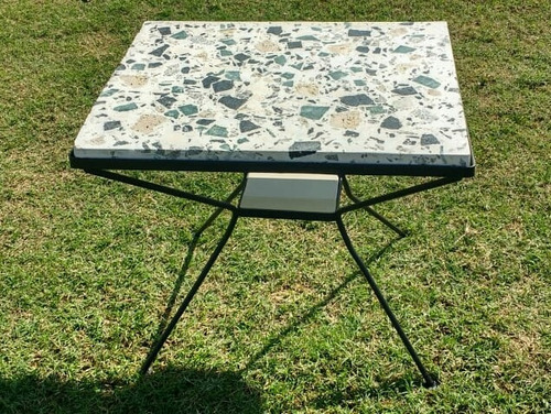 Mesa Matera De Terrazo Pulido Brillante