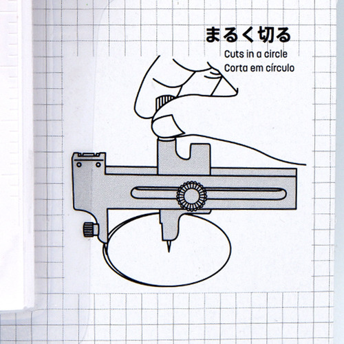 Estilete / Compasso De Corte Circular - Daiso
