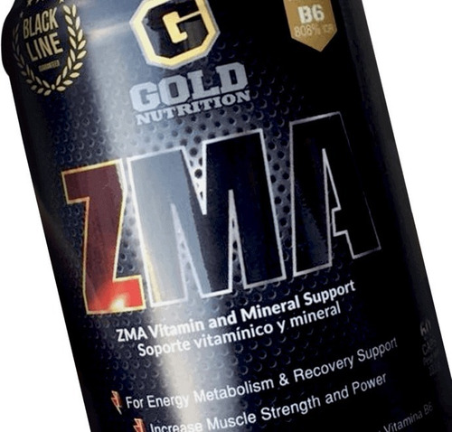 Imagen 9 de 9 de Zma Gold Nutrition Zinc Magnesio Precursor De Testosterona Sabor Na