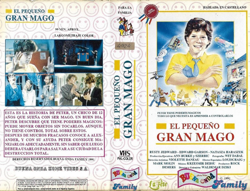 El Pequeño Gran Mago Vhs Rusty Jedward Castellano 1987