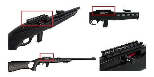 Trilho Adaptador De 11mm P/ 20mm Ou 22mm Rifle Cbc Way - Mod