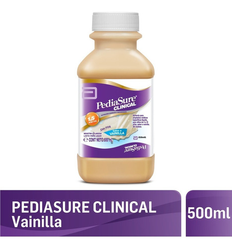 Pediasure Clinical Liquido 500ml Suplemento Vainilla Abbott