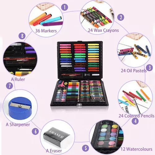 Kit De Lápices De Dibujo, Kit De Lápices De Dibujo Profesional Suministros  De Arte De Colores Portátiles Para Niños ANGGREK Otros