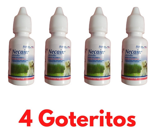 2 Gotas Infeccion De Oídos / Ótica Perros Gatos Necain 10 Ml